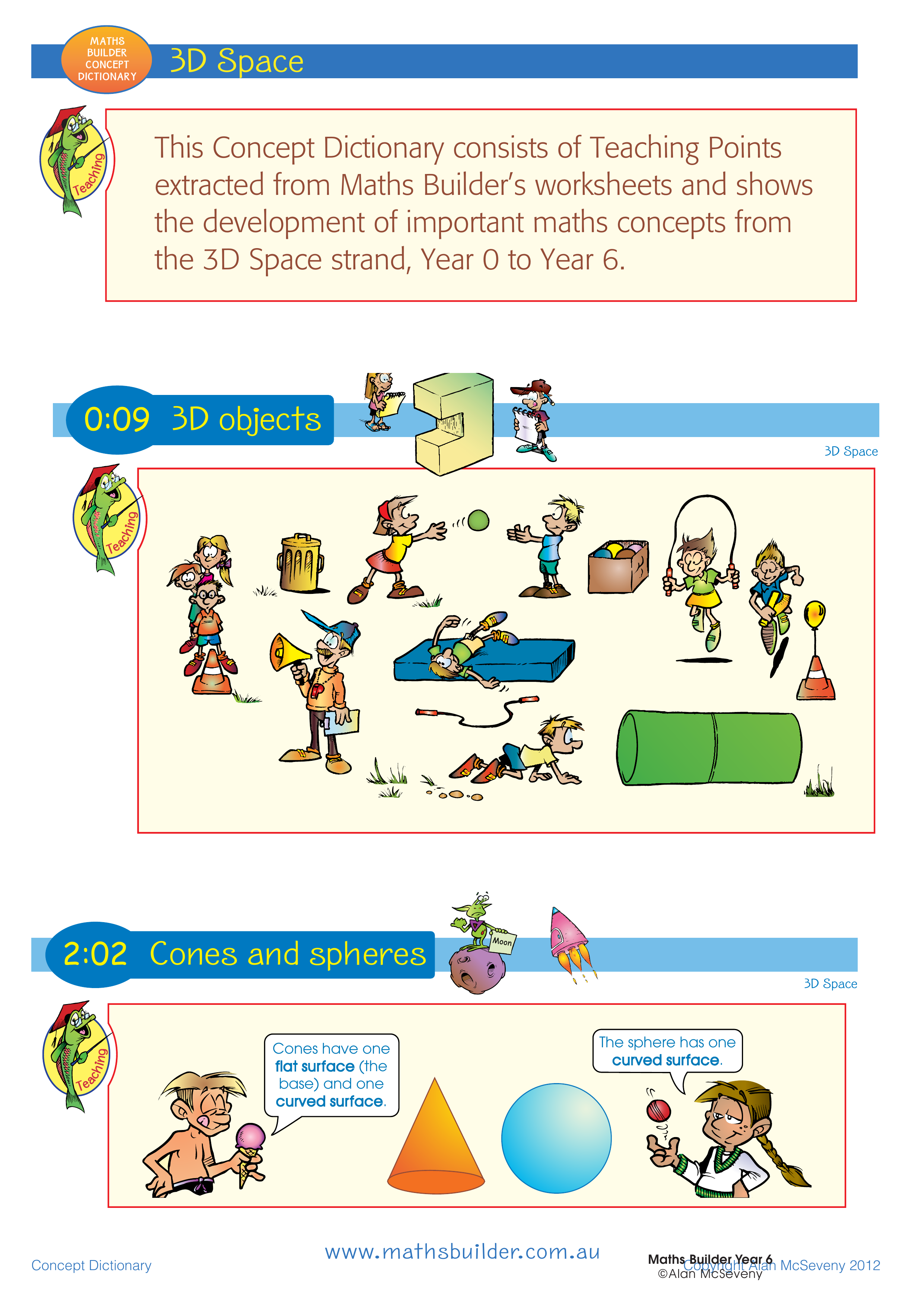 Concept Dictionary - 3D Space — worksheet preview