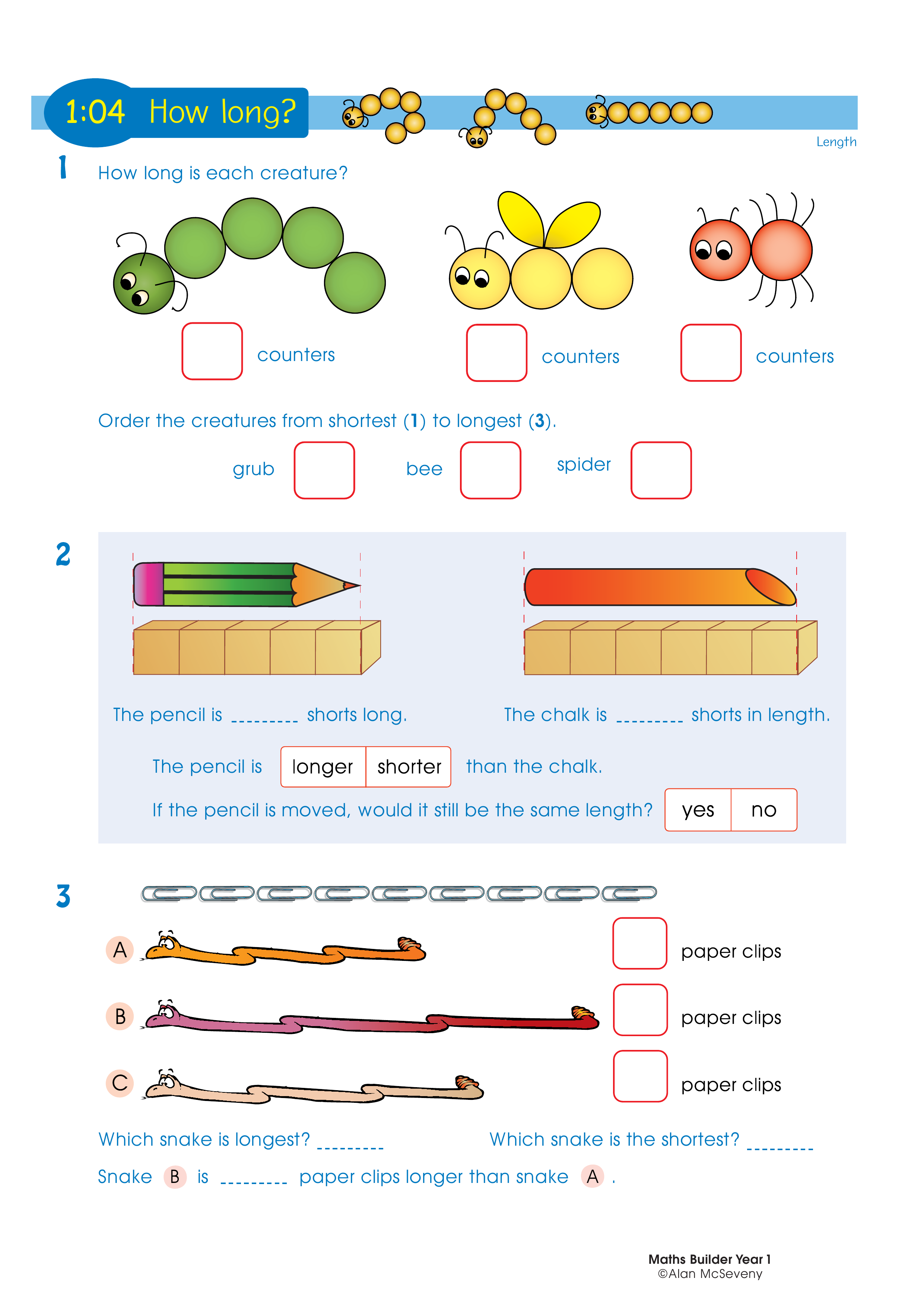 How long? — worksheet preview