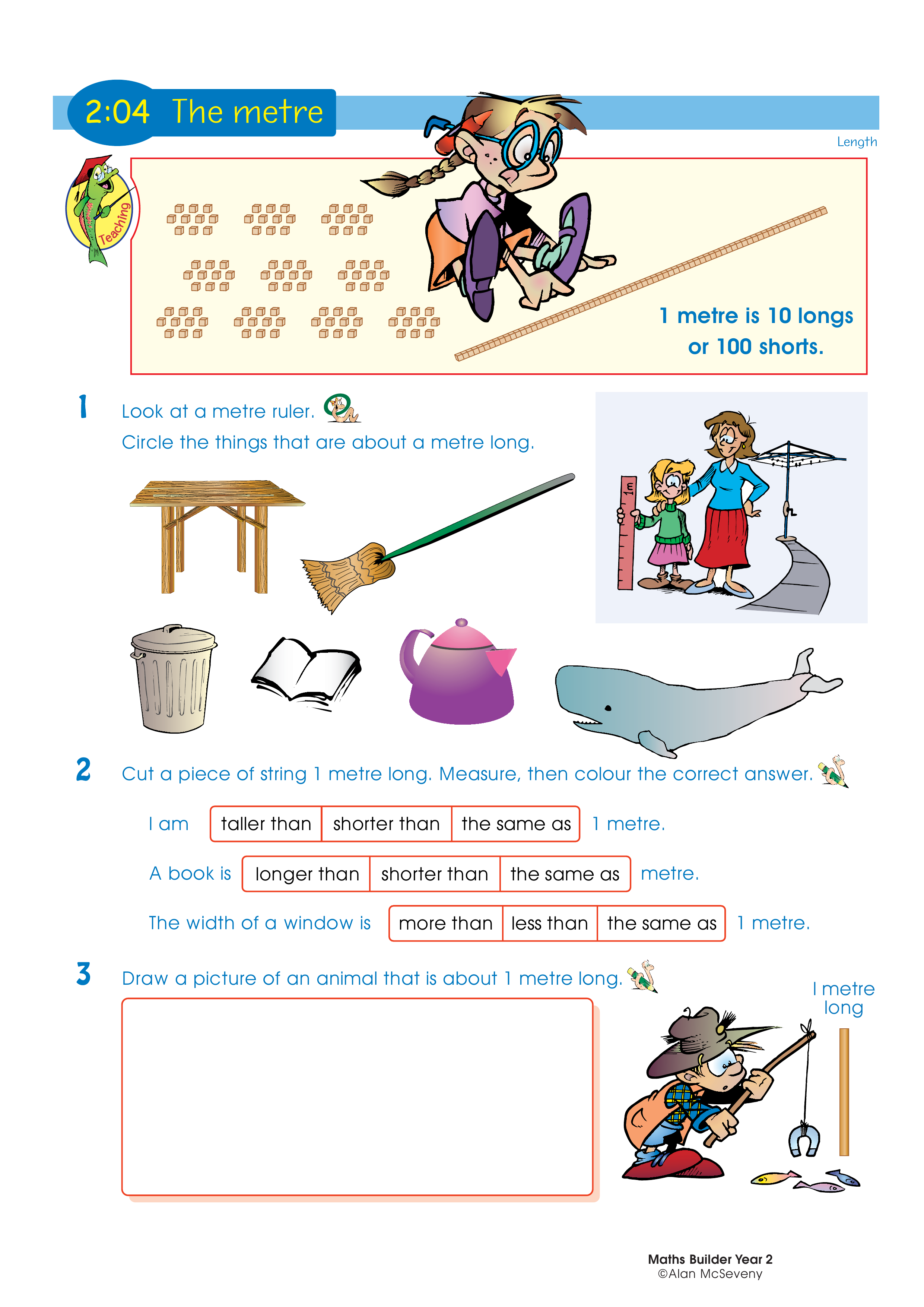 The metre — worksheet preview