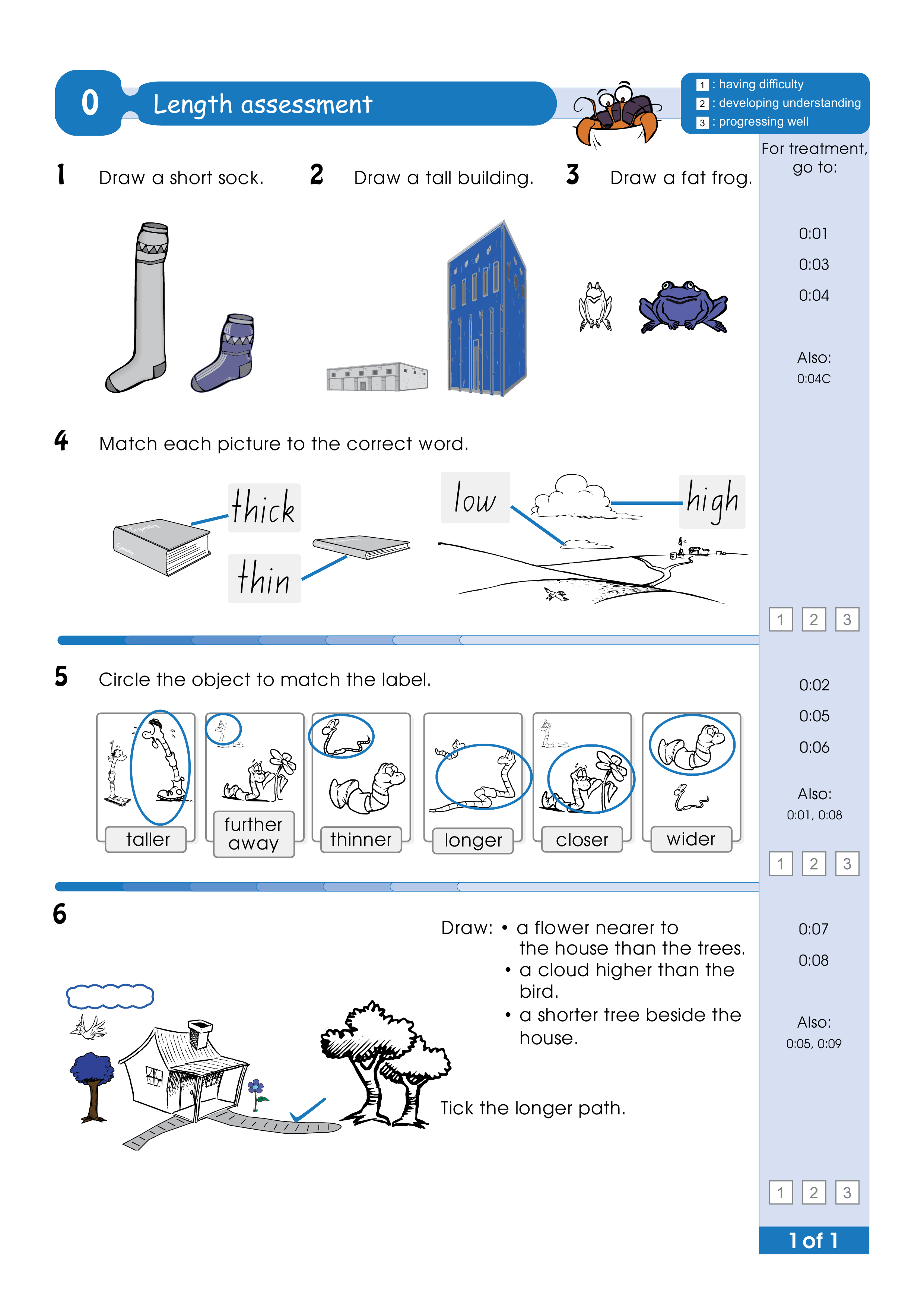 Assessment test answers — worksheet preview