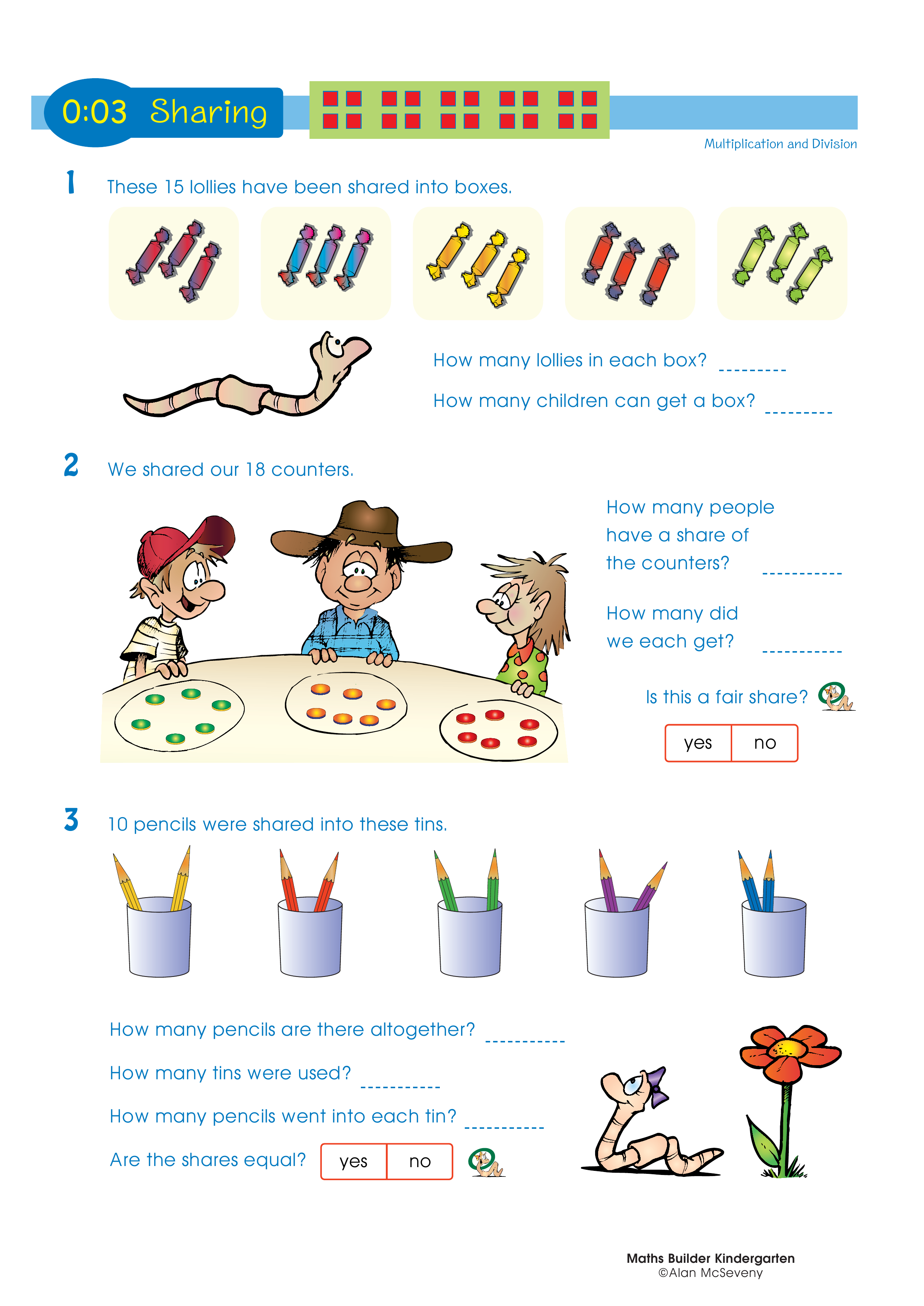 Sharing — worksheet preview