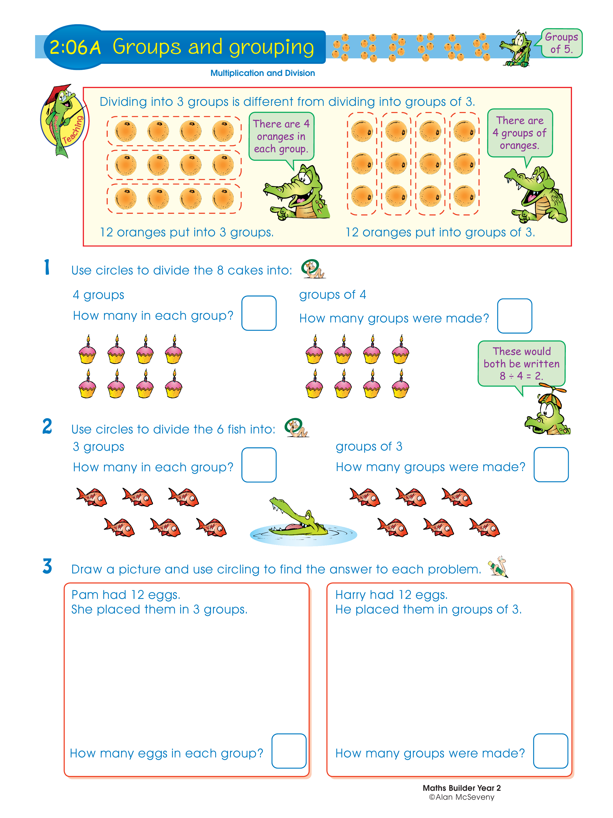 Groups and grouping — worksheet preview