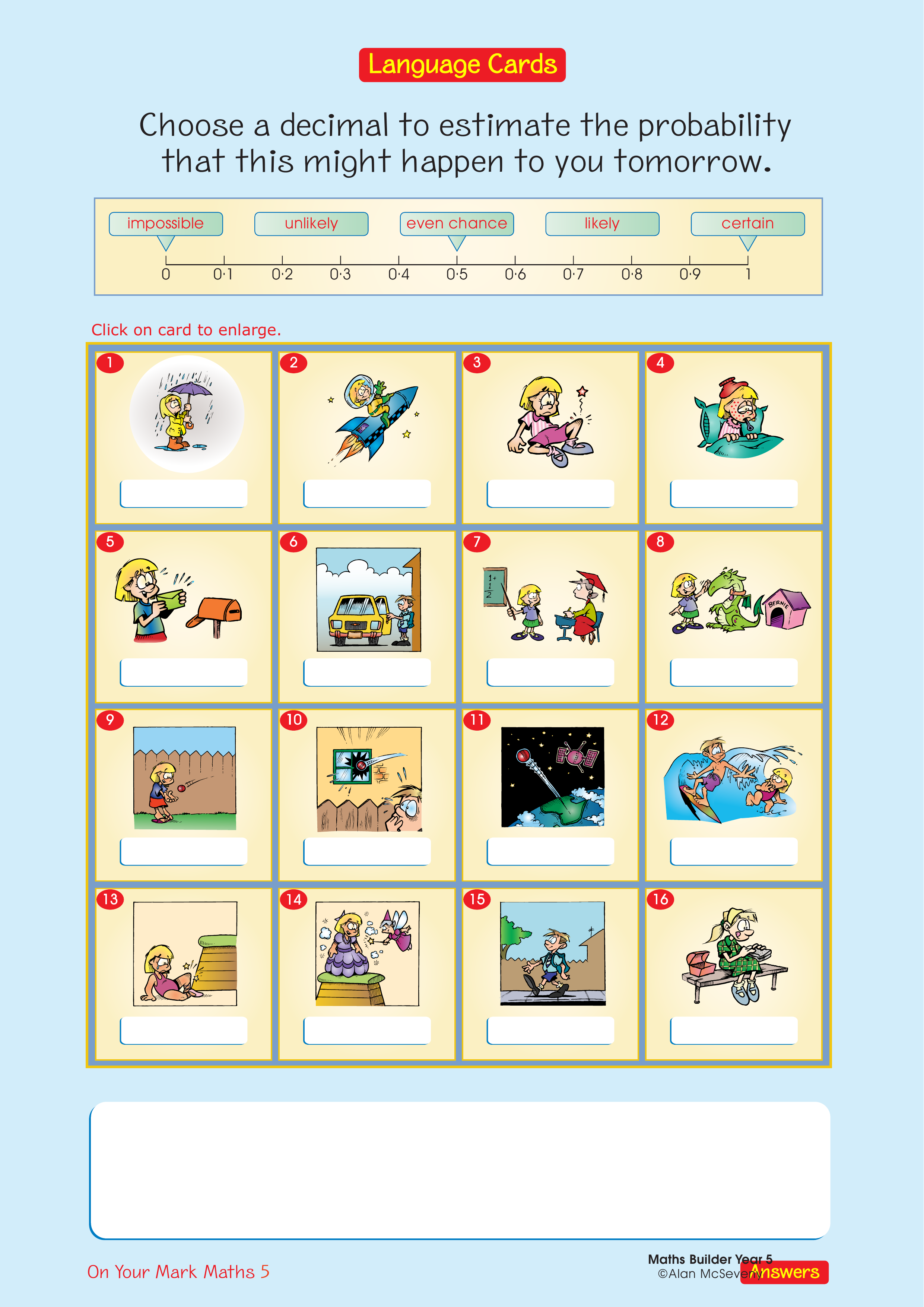 What will happen tomorrow? — worksheet preview