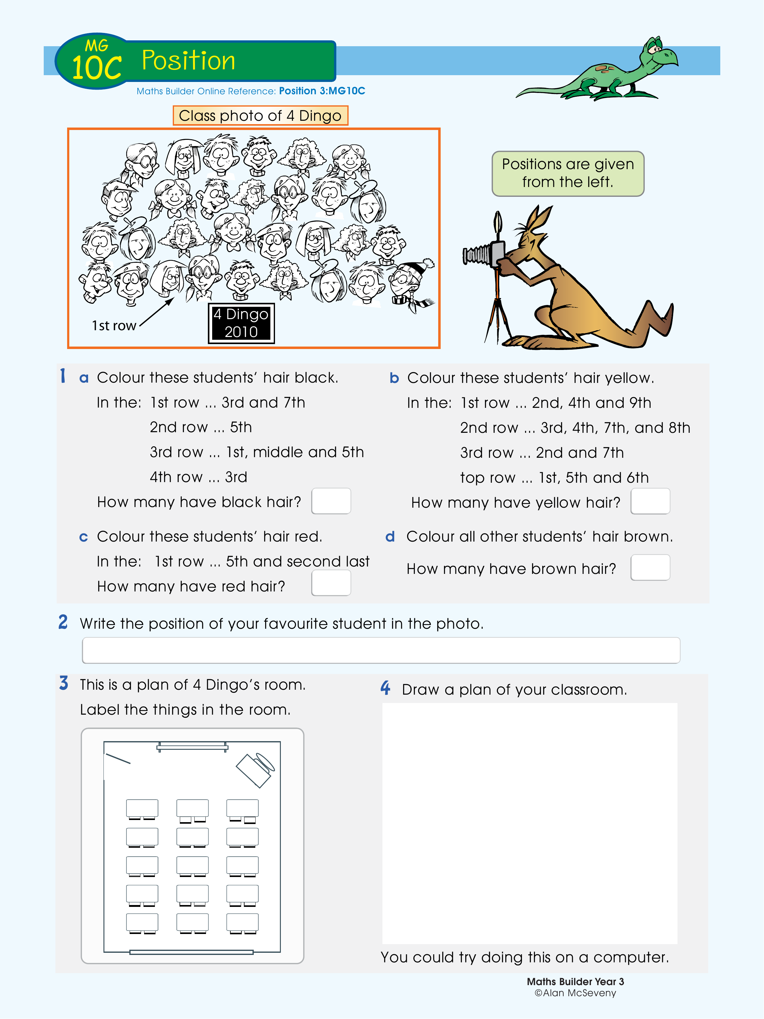 Position — worksheet preview