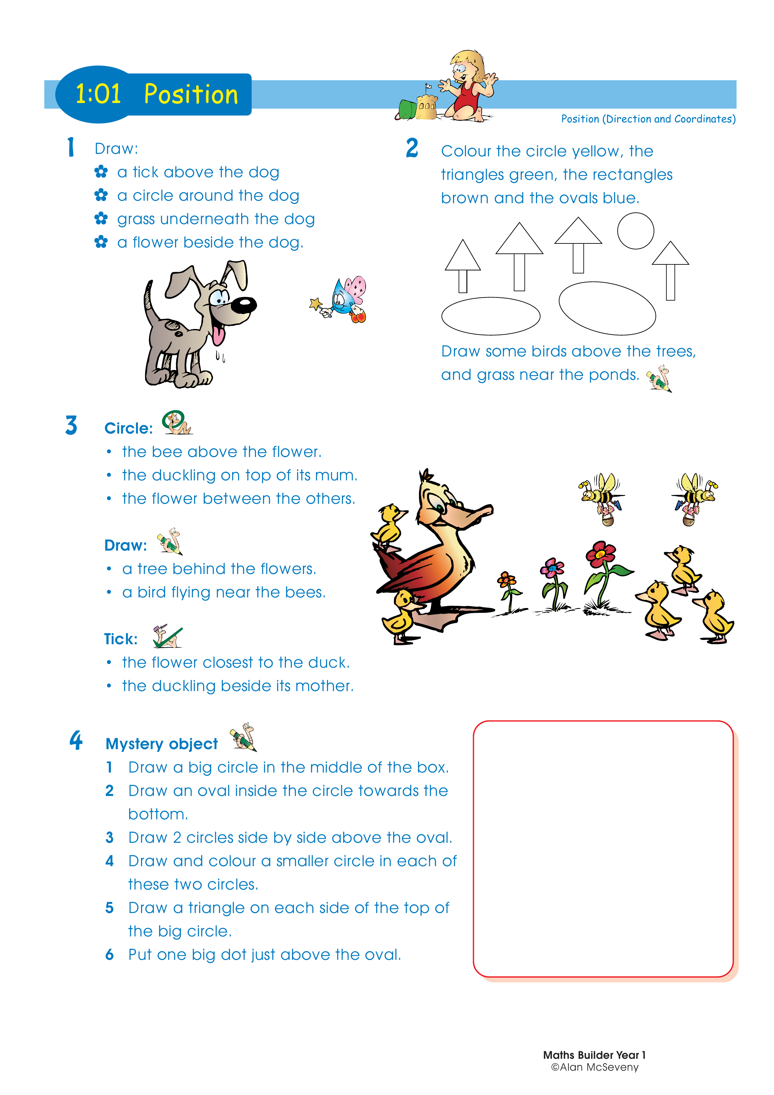 Position — worksheet preview