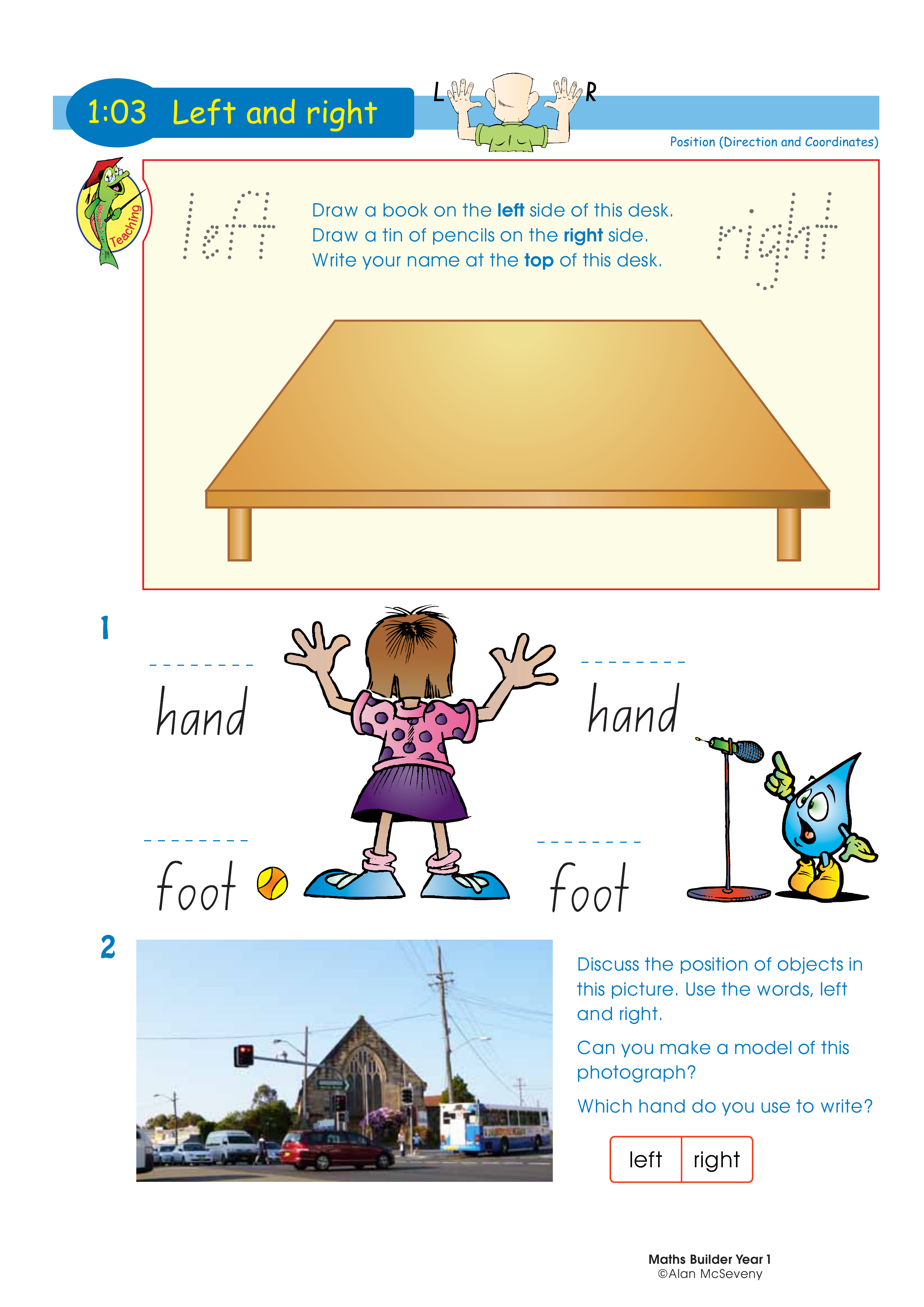 Left / right — worksheet preview