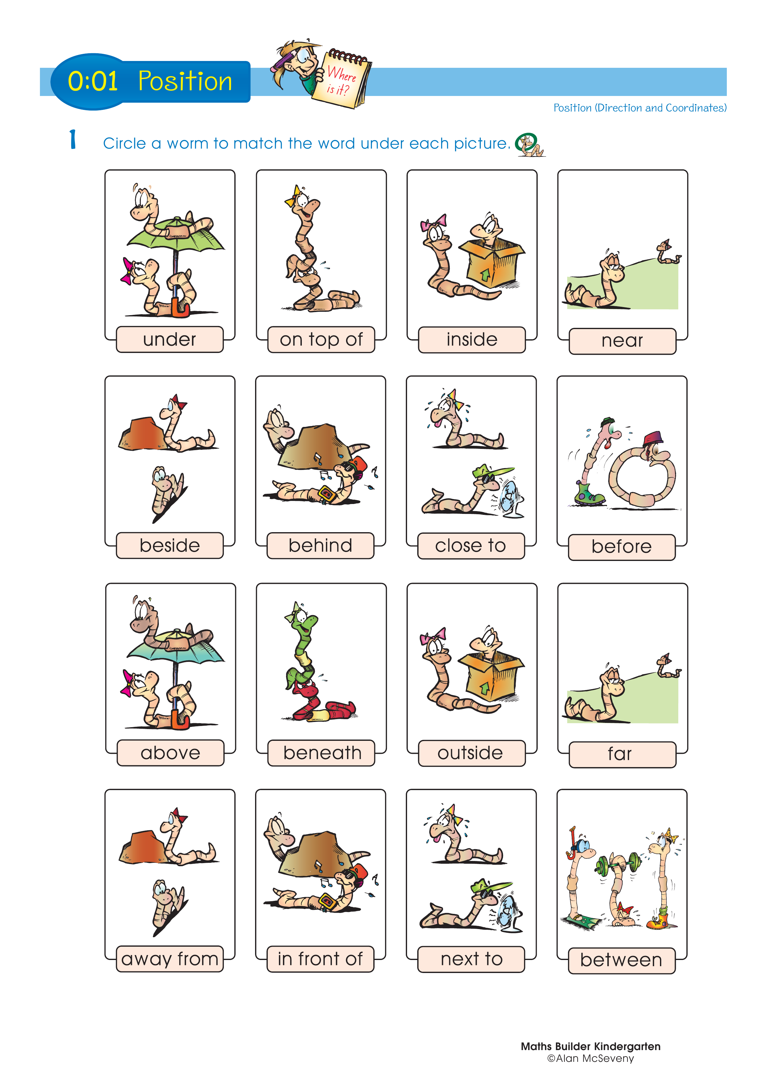 Position — worksheet preview