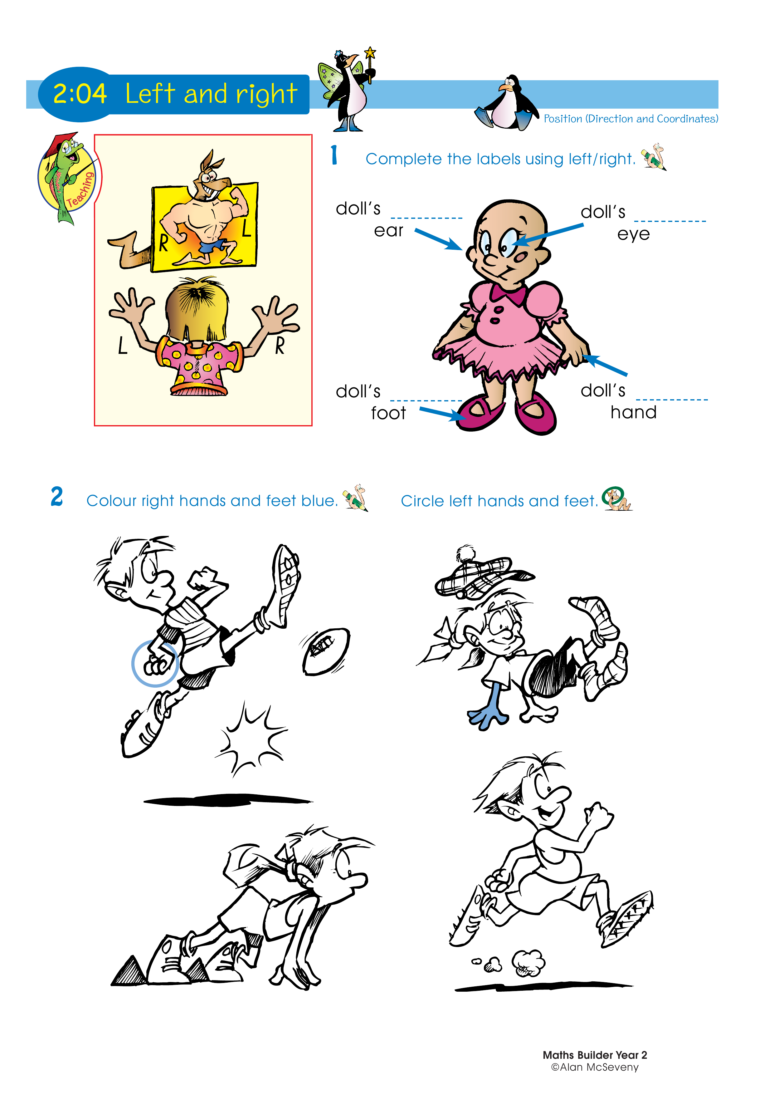 Left / right — worksheet preview