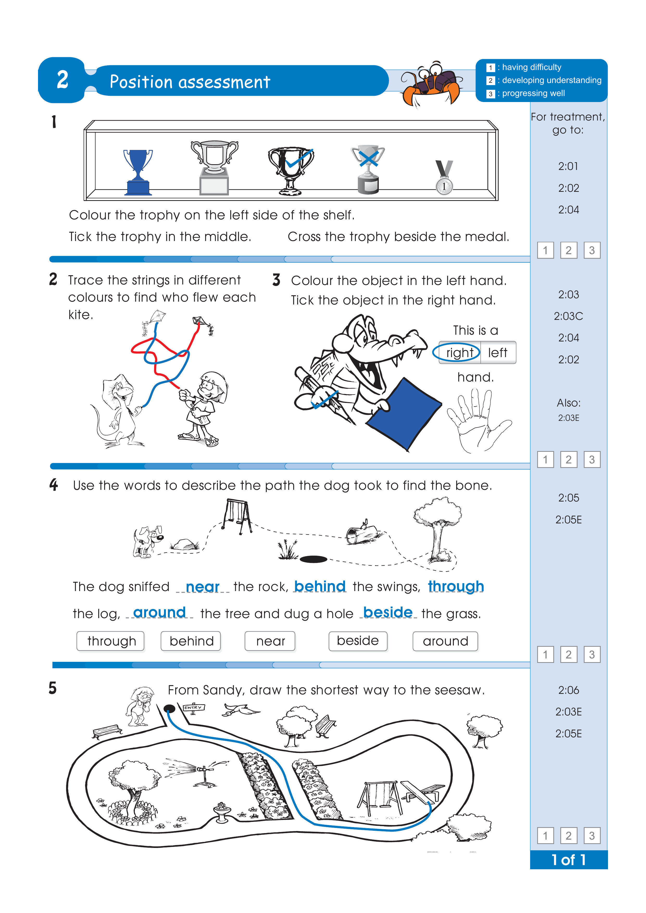 Assessment test answers — worksheet preview