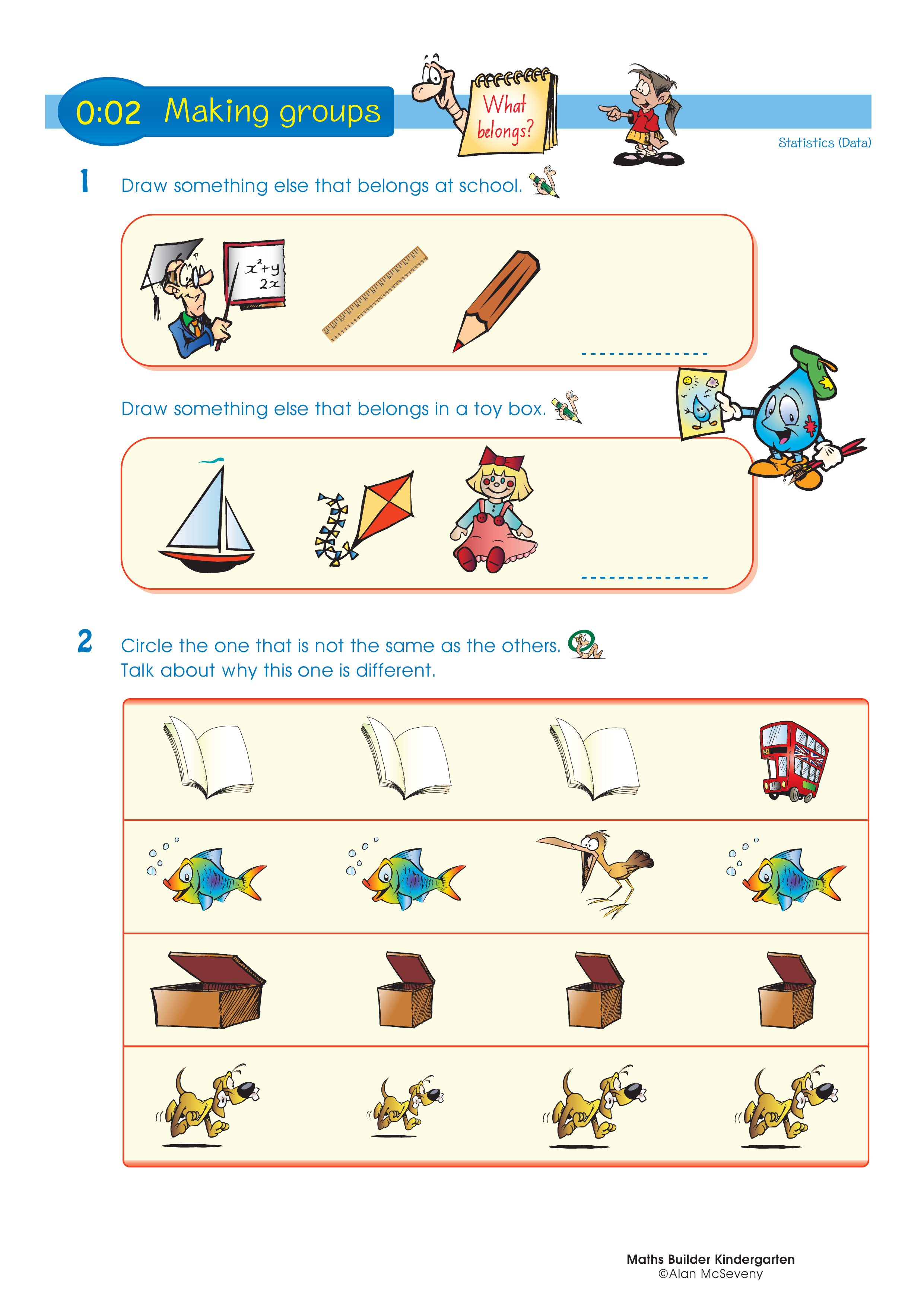Making groups — worksheet preview