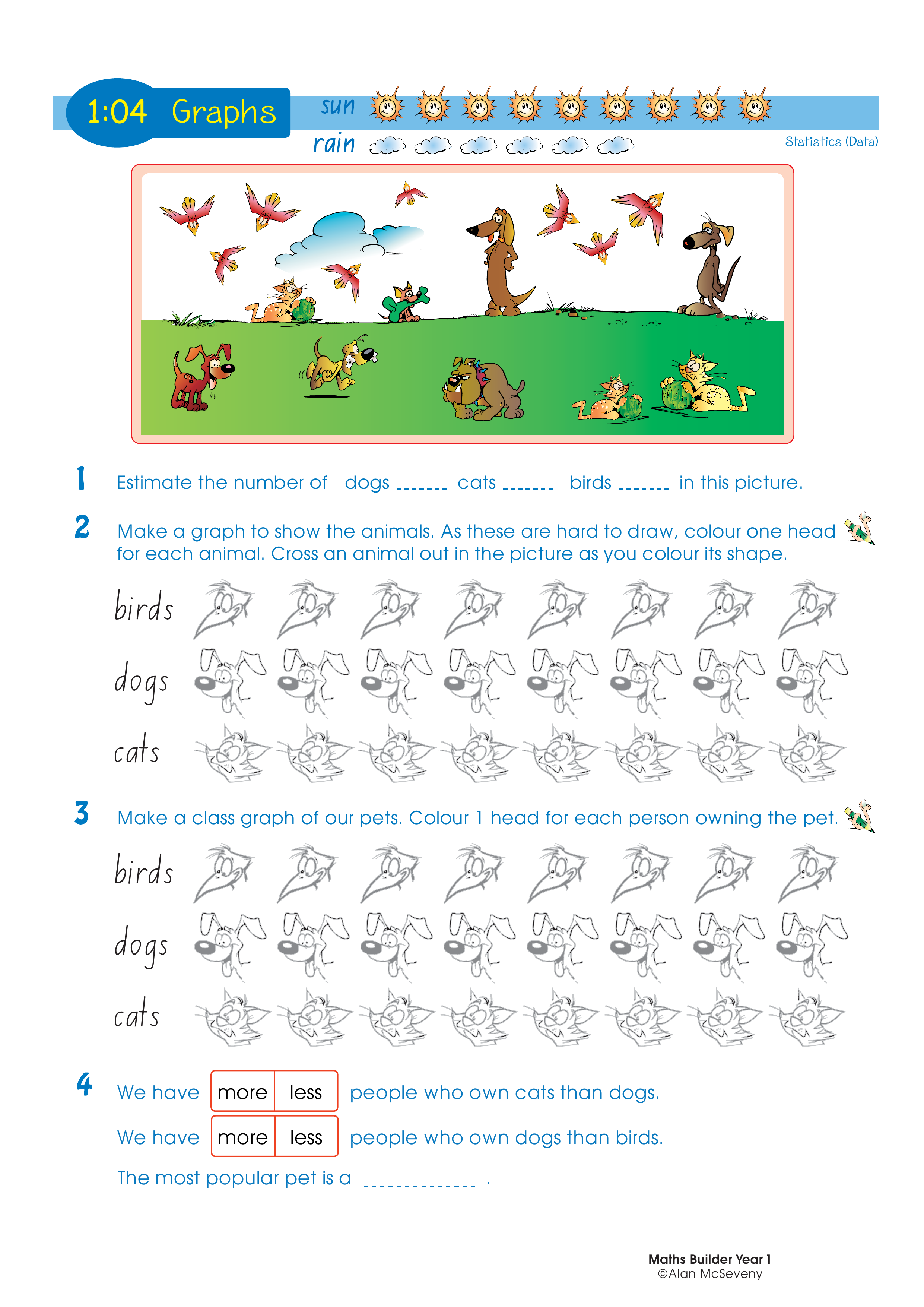 Graphs — worksheet preview