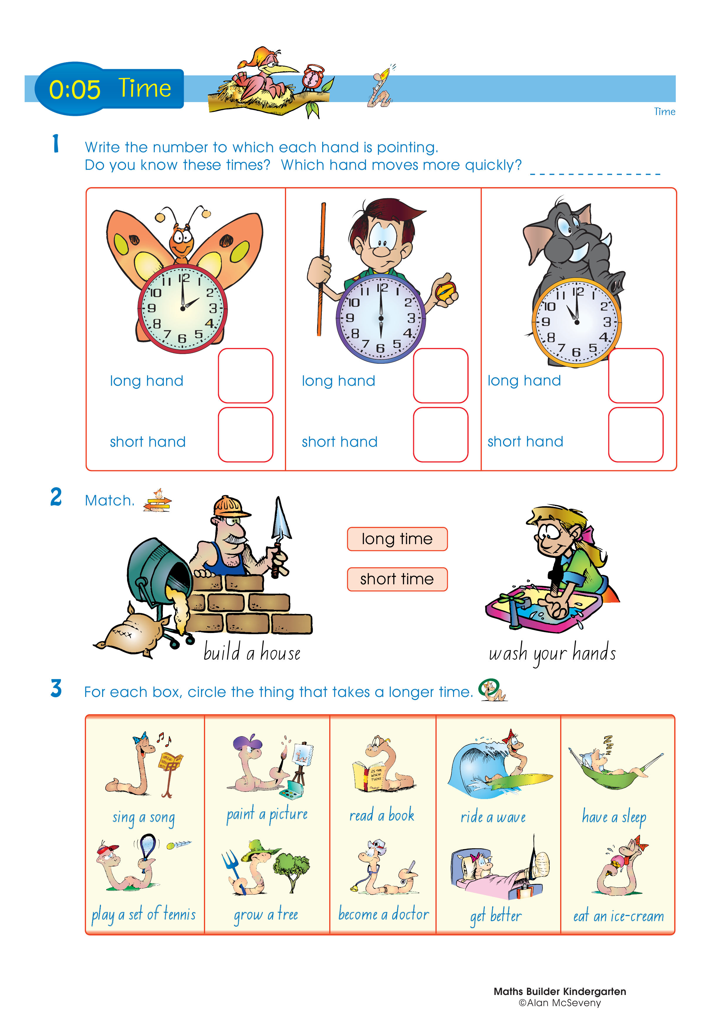 Time — worksheet preview