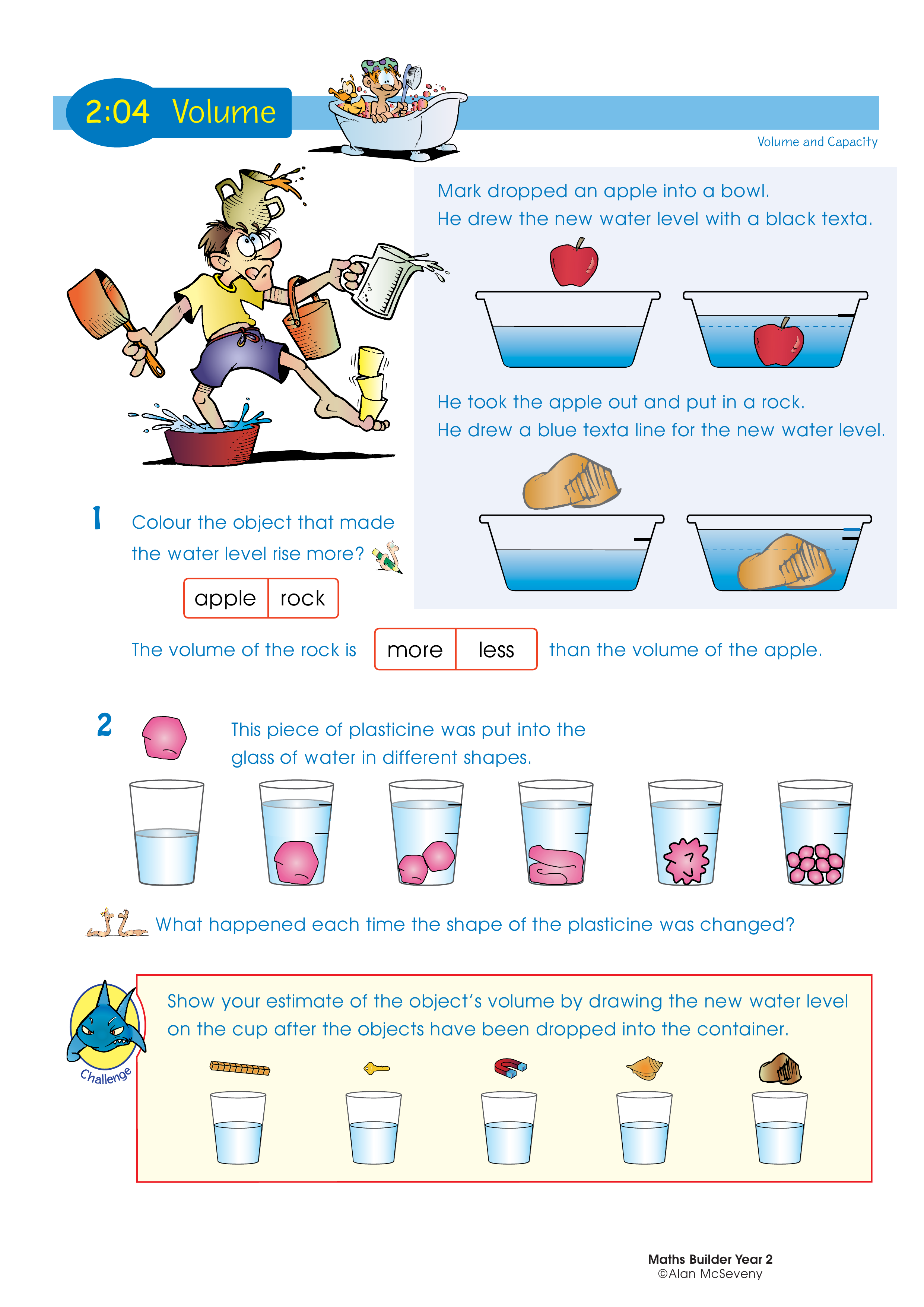 Volume — worksheet preview